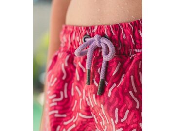 Pánske plavky Sea'sons Fingerprint Ruby