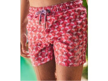 Pánske plavky Sea'sons Geometric Ruby