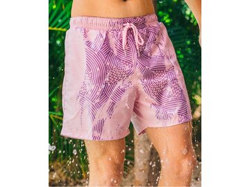 Pánske plavky Sea'sons Liquid Lines Purple/Pink