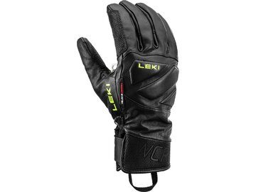 Lyžiarske rukavice Leki WCR Venom Speed 3D Black/Ice Lemon