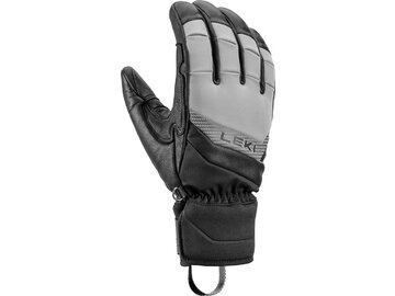 Lyžiarske rukavice Leki Griffin Base Zero Stone Grey/Black
