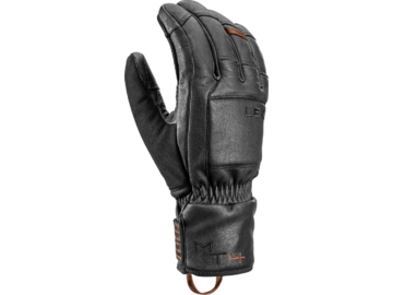 Lyžiarske rukavice Leki Montera Prime Black/Dark Brown