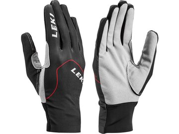 Rukavice Leki Nordic Skin Black/Red/Graphite