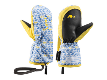 Lyžiarske rukavice Leki Little Elephant Zap Mitt Blue/Yellow