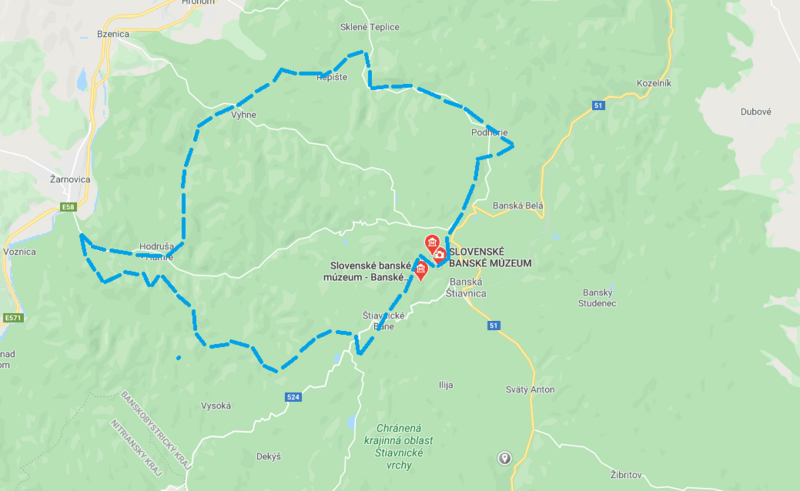 Cykloturistická trasa veľký Hodrušský okruh